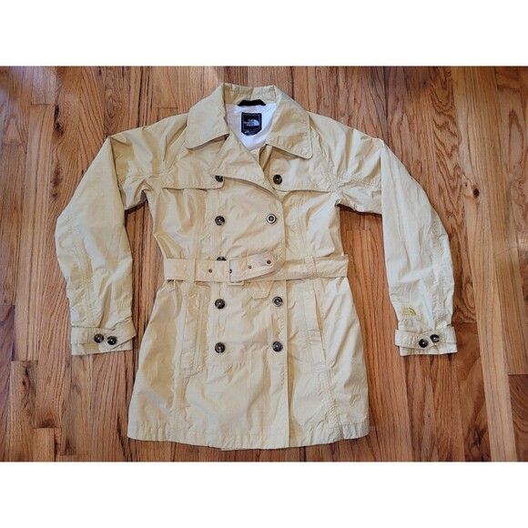 The North Face Jackets & Blazers - The North Face Women's Hyvent Mustard Yellow trench coat jacket size Medium Belt